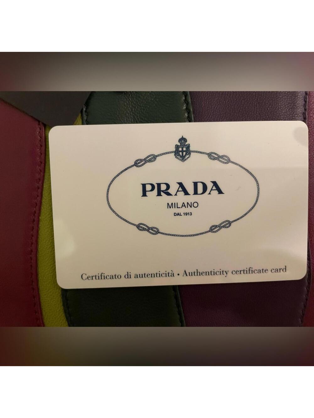Prada Vibrant Multicolor Leather‎ Crossbody Bag - Picture 3 of 6